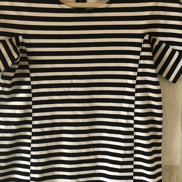 J. Crew T Shirt Dress - Horizontal Stripe Nautical C6514 - Picture 5 of 7